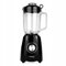 Huslog Batidora de Vaso 1200W, Jarra de Cristal 1,5L, 6 Cuchillas de Acero Inoxidable, 2 Velocidades + Función Pulse, Función Picado de Hielo, Protección contra Sobrecalentamiento, Negro