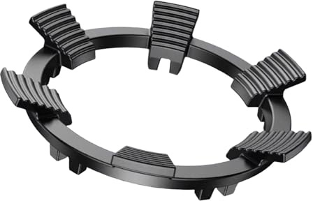Générique Support Wok pour Cuisinière, Accessoire de Cuisine, Réducteur D'anneau, 6 Griffes