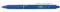 Pilot FriXion Clicker Druck-Tintenroller, radierbar, 0,7-mm-Spitze, Blau, 12 Stück