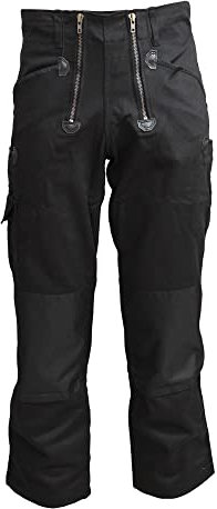 TMG | Zunfthose für Herren ohne Schlag, Dachdeckerhose mit Kniepolstern & viel Stauraum, 100% Baumwolle, 400gr | Gr. 52