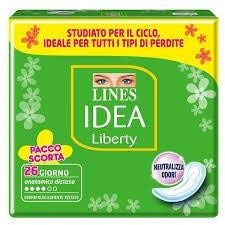Lines Idea Liberty Ultra Assorbenti Anatomico Disteso Giorno 26 Pz