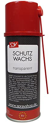 SDV Chemie Schutzwachs 1x 400ml transparent milchig Sprühwachs Karosserie Unterbodenschutz