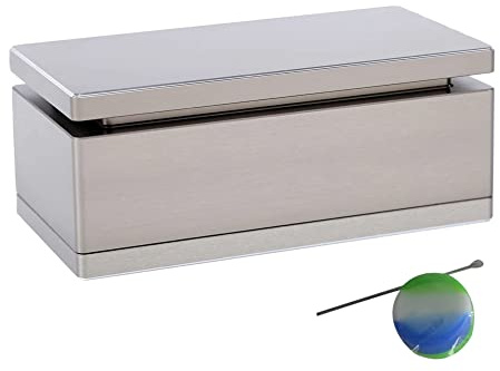 Jowsst 2 x 4 inch Rosin Machine Pure Aluminium Pre-Press Mould Plate Accessories with Silicone Box