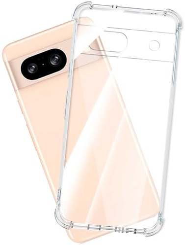 mtb more energy® Coque souple Armor compatible avec Google Pixel 8A, coins renforcés, protection de l'appareil photo, 1,5 mm en TPU