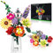 IKIDSUN Flowers Bouquet Building Sets, 9 Kinds of Flower Plants for Botanical Collection and Decorative Home 861PCS Botanical Piece for Women Girls Adults, Gift for Girls Adults Ages 6+, No Vase