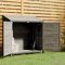 Rantry Gerätehaus Anthrazit 102x52x112 cm Massivholz Tanne Rasen, Garten Model152184
