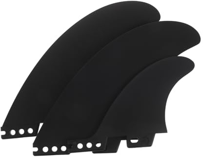TOYANDONA Aletas para Paddleboard y Surf Set de Negras Resistentes y Desmontables Accesorios para Deportes Acuáticos Compatible con Tablas Inflables y Sup