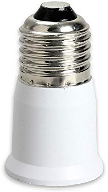 YiLighting - UL (E26/E27 to E26/E27 Extender) - Standard Medium Edison Screw Lamp Base Socket Extender Adapter Extension (Pack of 1)