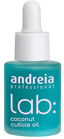 Andreia Professional Olio per Cuticole di Cocco - LAB Trattamenti per Unghie Deboli e Danneggiate - Olio per Cuticole Secche, Fragili e Ruvide - Formula Leggermente Profumata con Cocco 10,5 ml