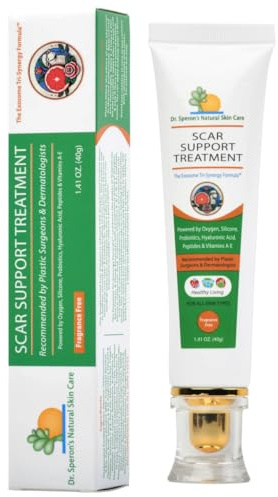 Dr. Speron's - 4th Gen - Natural Silicone Scar Gel – Promotes Natural Regenerative Activity, Clinically Shown to Make Scars Less Visible – 1.41 oz