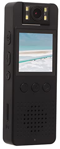 Bärbar Videoinspelare, Wi-Fi-anslutning Av Plast 1080p HD-kamera Mini Body Videoinspelare Stor Bländare för Inomhusbruk