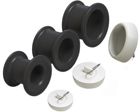 Set di giocattoli sessuali 3 pezzi plug anale cava con tappo rimovibile Silicone Butt Plugs Speculum in 3 dimensioni Tunnel anale Plug Dilator per le donne uomini (Black)