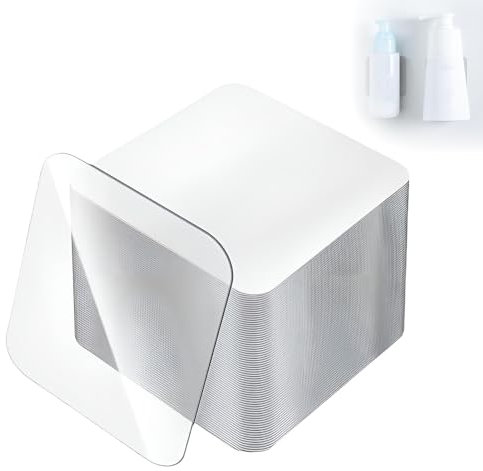 20 almohadillas adhesivas de doble cara extra fuertes, nano almohadillas adhesivas de doble cara para alfombras, azulejos, coche y cocina