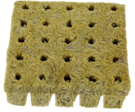Milisten Blocchi Nutritivi per Piante 25 Pezzi 25x25x40mm per Coltivazione Senza Suolo e Trapianto, Substrato di Torba Vegetale ad Alta permeabilità per Ortaggi e Fiori in Vaso da Giardino