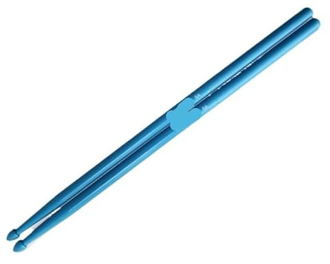 Trumstockar, 5A Nylon Trumstockar 1 Par Flerfärgade Slagverksinstrument for Studenter Vuxna Trummor(One pair blue)