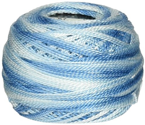 DMC 116 8-67 Pearl Cotton Thread Balls, Light Blue, Size 8