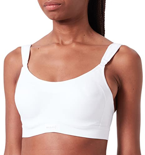 Berlei Women's Ultimate Performance Crop Top Underwired Bra Everyday, White, 38D