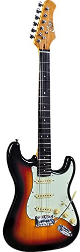 EKO GUITARS - S-300V VINTAGE SUNBURST, Chitarra Elettrica S-300V Vintage, Colore Sunburst