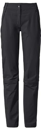 VAUDE Damen Women's Farley Stretch Capri T-zip Pants Iii Hose, Schwarz, XXL EU