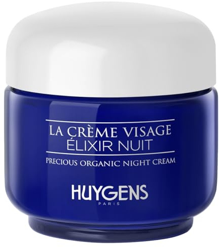 HUYGENS - La Crème Élixir Nuit Phyto-Rétinol - 2% Rétinol Végétal - Certifiée BIO - 50ml - Régénère, Répare, Nourrit - 99% naturelle - Vegan - Made in France