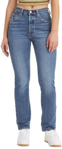 Levi's Women's 501 Original Fit Jeans, (New) Medium Indigo Worn in, 31 Regular
