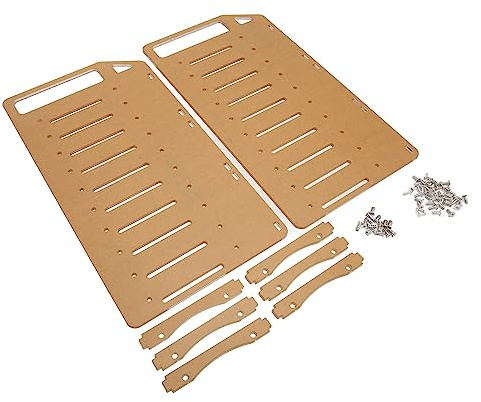 Support Disque Dur Transparent 10 Couches pour HDD 3.5 Pouces (Montage Facile, Dissipation Thermique) DIY SSD Antistatique Acrylique Rack
