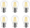 HUAMu 4W Ampoule LED B22 G45, 400Lm Equivalente à 40W, 2700K Blanc Chaud, Non-Dimmable, Lot de 6