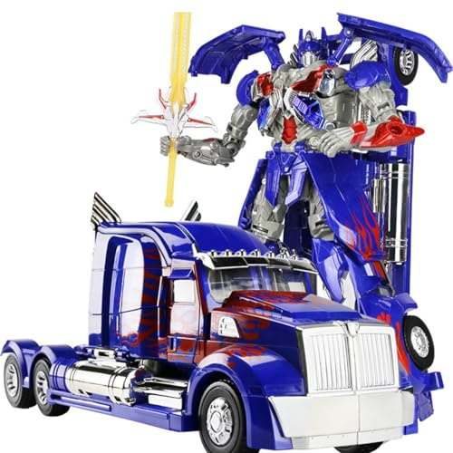 Doyomtoy Roboter Optimus Prime, Handgemachtes Roboter Spielzeug, Geschenke für Erwachsene und Kinder, Dekorative Sammlerstücke…