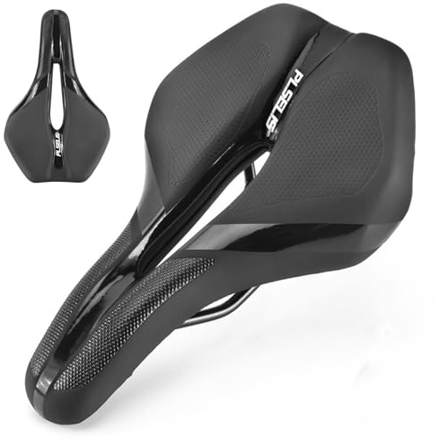 Sella Bici Comoda, Sella per Bicicletta Comoda, Sella Bici per Mountain, Sellino in Memory Foam Ergonomica Con Copertura Impermeabile per sella per City Bike Mountain Bike