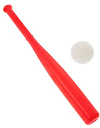 TOYANDONA Plastic Baseball Bat Safe Boys and Girls Boy Girl Outdoor Sports Toy Bat and Ball for Fun Softball Games