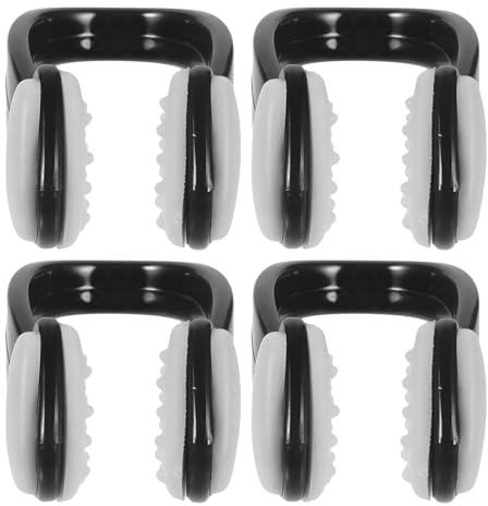 Cabilock Clip Nasali in Silicone per Nuoto Impermeabili 4 Pezzi Protezione Nasale Antiscivolo per Adulti e Tappi Nasali per Piscina e Sport Acquatici Custodia Compatta