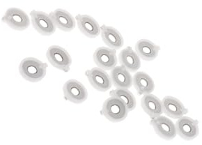 wueiooskj Ventilstyrningar för tenorhorn, reparationsverktyg, barytonhorn, 20 delar, trumpetventildelar, tillverkade av högkvalitativ plast, altstyrningsdelar, reservdelar för alt