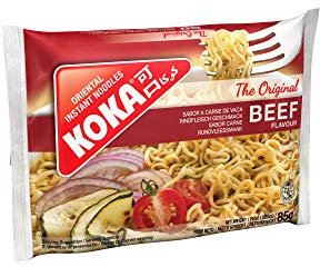 Koka Noodles Original Beef Flavour Oriental Style Instant Noodles 30 Packets of 85 g