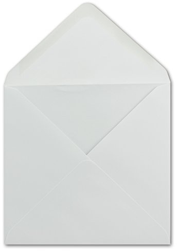 25 kvadratiska kuvert vita 15 x 15 cm 100 g/m² våtlimning postkuvert utan fönster perfekt för jul gratulationskort inbjudningar från din glöd-agent