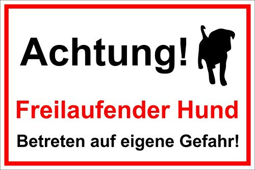 Melis Folienwerkstatt 20 VAR S00017-013-B - Cartel de advertencia (60 x 40 cm, aluminio compuesto de 3 mm)