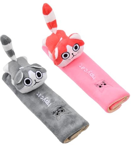 Natuce Almohadillas para Cinturón de Seguridad, 2 Piezas Protector Cinturon Coche, Auto Almohada para Cinturón de Seguridad, Accesorios Coche Interior, para Protegen Hombro Cuello