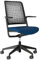 NOWY STYL Bürostuhl WITHME Blau, Schwarz, Stoff (WITHME Swivel Chair P PRF Black BN6016) Marke