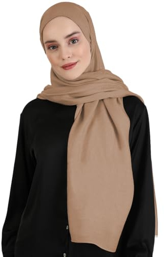 TaleMoon Hijab Donna Musulmano, Sciarpa Donna,Hijab Lavorato Donna 180 * 80 cm, Hijab Islamico Moderno Lavorato a Maglia da Donna, Regali per Donne Musulmane