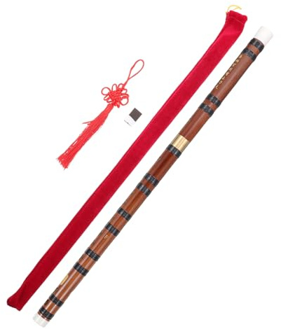 VINTORKY Instrumento De Viento Flauta De Bambú Desmontable Flauta De Estilo Antiguo Para Estudiantes Principiantes Tono De Práctica Portátil Para Adultos