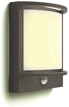 Signify LED Wall Motion Sensor for Outdoor Lighting, Aluminium, Built-in, Anthracite