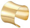 Baoblaze Oberarm Manschette Armreif, Gold Oberarmreif Verstellbares Armbänder, Minimalistischen Breit Armbänder, Bangle Bracelet, Damen Armband einfacher offener Armreif für Frauen Geschenk
