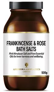 Amphora Aromatics Frankincense & Rose Bath salts 500g