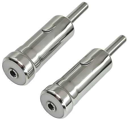 SPTSSWET 2 Pack Car Aerial Adapter ISO Socket To Din Plug Connector Stereo Adapter For Car Audio Vehicle Radio Head Unit Stereo Receiver Dab Antenna