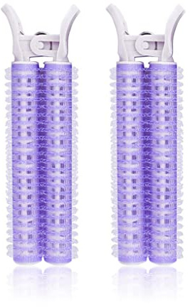 Lot de 2 pinces à cheveux en forme de racine - Lavables - Violet clair - 2 pièces - Violet clair