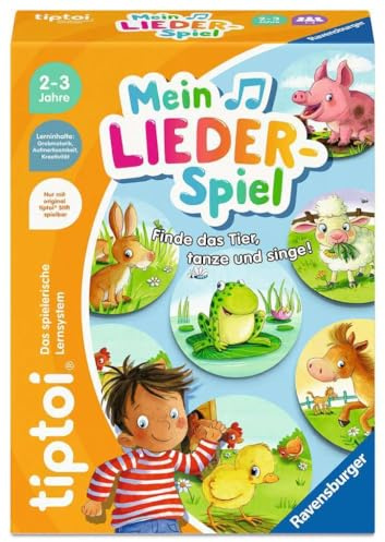 Ravensburger Tiptoi Game 00237 – Mi Juego de Canciones, Juego de Movimiento para niños a Partir de 2 años