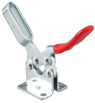aqxreight 1 Uds. Herramienta de Mano de Abrazadera de Palanca Horizontal de Accesorio Vertical de Acero Al Carbono a Prueba de Herrumbre que Abrazadera HorizontalAccesorio Vertical HorizontalAcero