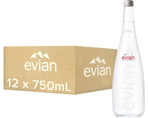 Evian Natural Mineral Water 75cl VAP x 12