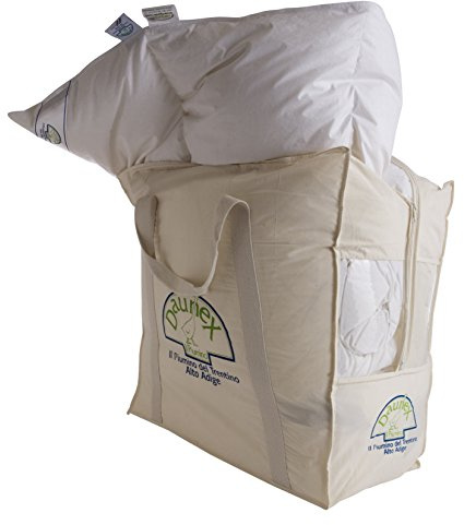 Daunex Badia Duo Edredón, Algodón, Blanco, Individual, 220 x 155 x 2 cm