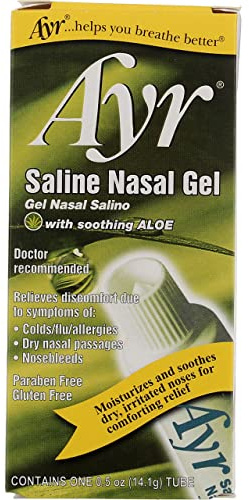 Ayr Saline Nasal Gel with Aloe - 0.5 oz, Pack of 4