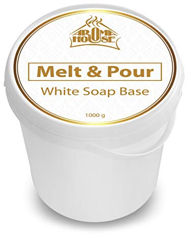 Glycerin Seifenbasis Weiß Crystal WST 1000g / 1kg - Seifenbasis für Seifenherstellung - Melt & Pour Seifenbasis - Rohseife für Kreativ - Handgemachte Seife - Naturseifen - Seifen Gießen - Hobby